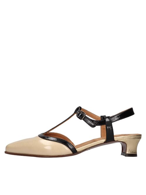 HAMEDI model slingback pump in leather CHIE MIHARA | HAMEDIBEIGE